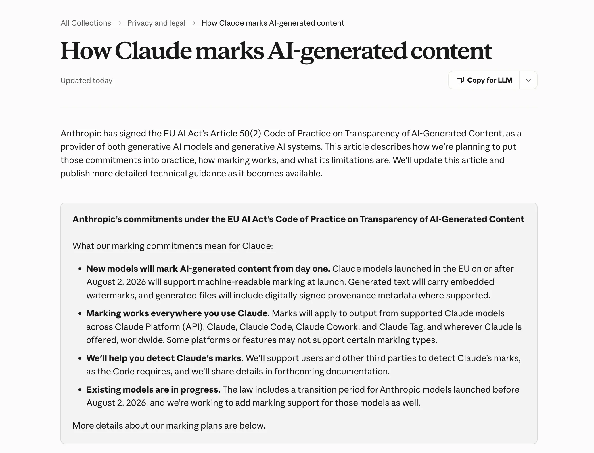 How Claude's Invisible Text Watermark Works